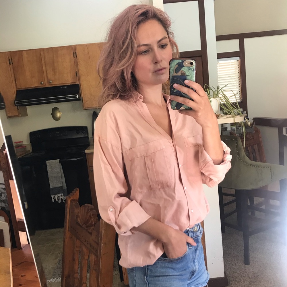 Zara Light Pink Overshirt